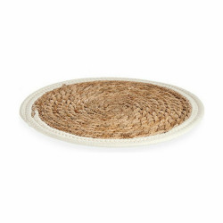 Salvamantel Natural Blanco 30 x 1 x 30 cm (48 Unidades)