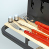 Set de Utensilios para Barbacoa Aktive 7 Piezas Barbacoa Acero Inoxida