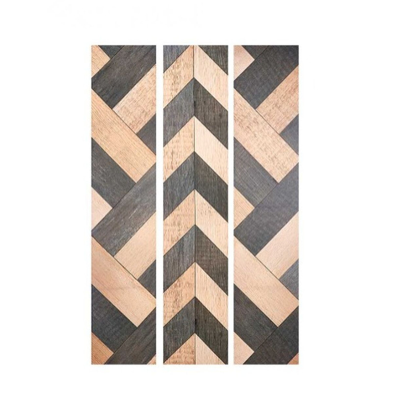 Biombo Marrón Negro Lienzo 122 x 2,5 x 180 cm Biombo Marrón Negro Lienzo 122 x 2,5 x 180 cm