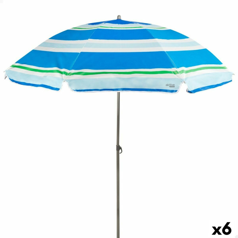 Sombrilla Aktive UV50 Ø 200 cm Poliéster 200 x 196 x 200 cm (6 Unida Sombrilla Aktive UV50 Ø 200 cm Poliéster 200 x 196 x 200 cm (6 Unida