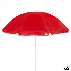 Sombrilla Aktive UV50 Ø 220 cm Poliéster Metal 220 x 209 x 220 cm (6
