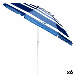 Sombrilla Aktive UV50 Ø 220 cm Poliéster Aluminio 220 x 214,5 x 220