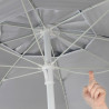 Sombrilla Aktive UV50 Ø 220 cm Poliéster Aluminio 220 x 214,5 x 220