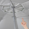 Sombrilla Aktive UV50 Ø 180 cm Azul Poliéster Aluminio 180 x 187,5 x