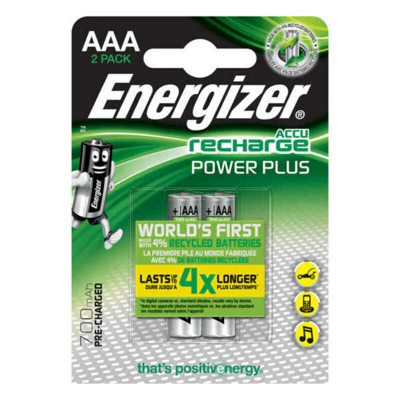 Pilas Recargables Energizer E300626500 AAA HR03 (12 Unidades) Pilas Recargables Energizer E300626500 AAA HR03 (12 Unidades)