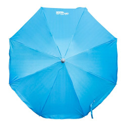 Sombrilla Aktive UV50 Ø 180 cm Azul Poliéster Aluminio 180 x 187,5 x