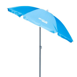 Sombrilla Aktive UV50 Ø 180 cm Azul Poliéster Aluminio 180 x 187,5 x
