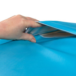 Sombrilla Aktive UV50 Ø 200 cm Azul Poliéster Aluminio 200 x 198,5 x