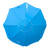 Sombrilla Aktive UV50 Ø 200 cm Azul Poliéster Aluminio 200 x 198,5 x