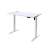 Mesa de Escritorio Urban Factory EED25UF Blanco Acero Inoxidable 118 x