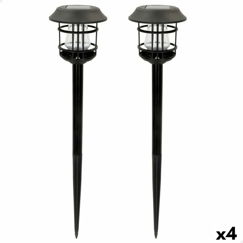 Set de estacas solares de jardín Aktive 2 Piezas Acero Inoxidable Pl