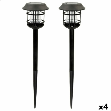 Set de estacas solares de jardín Aktive 2 Piezas Acero Inoxidable Pl