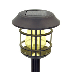 Set de estacas solares de jardín Aktive 2 Piezas Acero Inoxidable Pl