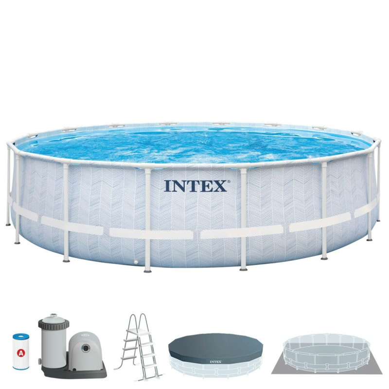 Piscina Desmontable Intex 488 x 122 x 488 cm Piscina Desmontable Intex 488 x 122 x 488 cm