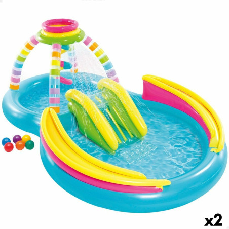 Piscina Hinchable para Niños Intex Arcoíris 374 L 295 x 109 x 191 cm