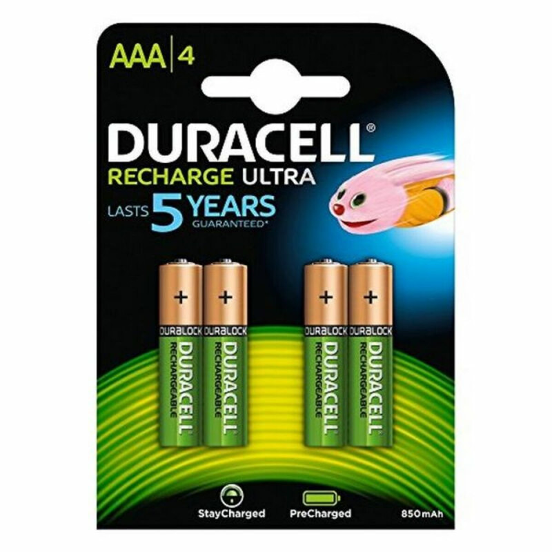 Pilas Recargables DURACELL StayCharged AAA (4pcs) HR03 AAA 1,2 V AAA Pilas Recargables DURACELL StayCharged AAA (4pcs) HR03 AAA 1,2 V AAA
