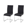 Silla de Comedor Lea Negro Multicolor 43 x 56 x 97 cm 43 x 56 cm (2 Un