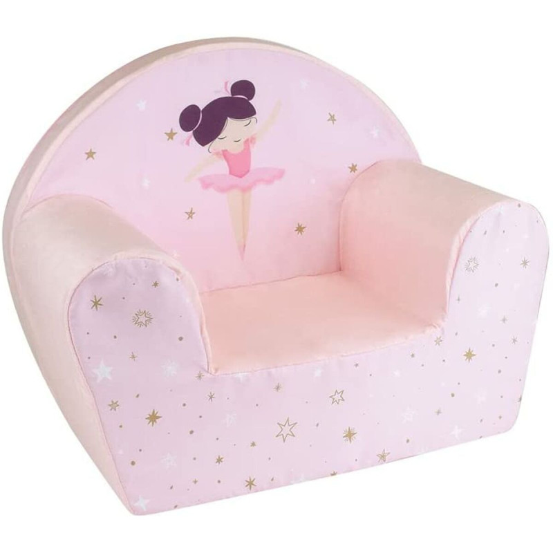 Sillón Infantil Fun House Dancer Ballerina Club Rosa 52 x 33 x 42 cm Sillón Infantil Fun House Dancer Ballerina Club Rosa 52 x 33 x 42 cm