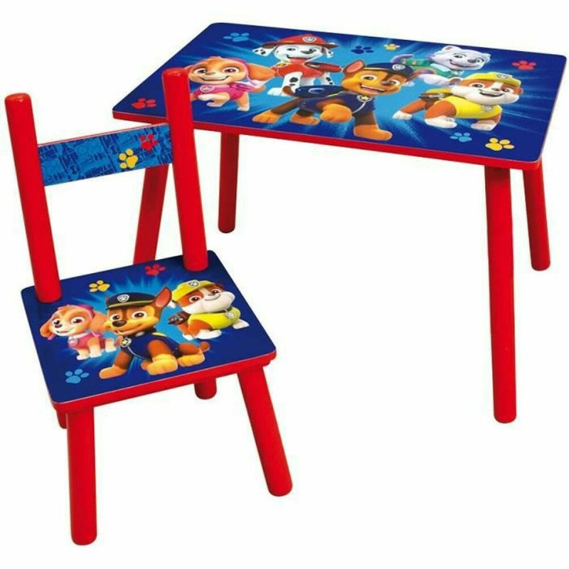 Conjunto de Mesa y Sillas para Niños Fun House The Paw Patrol Conjunto de Mesa y Sillas para Niños Fun House The Paw Patrol