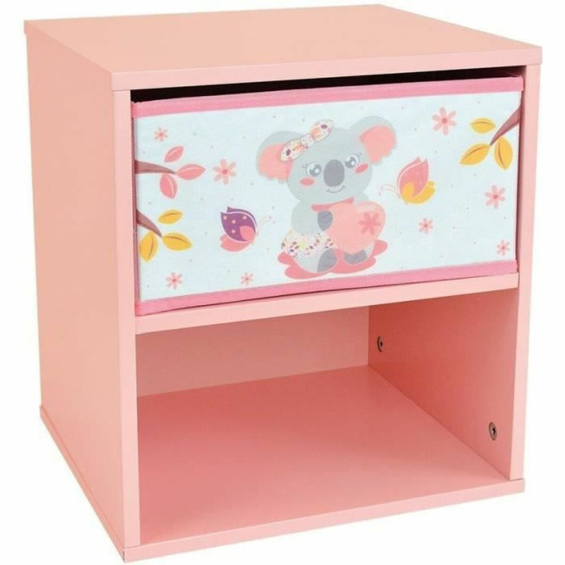 Mesita de Noche Fun House CALLY MIMI KOALA Rosa 36 x 33 x 30 cm Mesita de Noche Fun House CALLY MIMI KOALA Rosa 36 x 33 x 30 cm