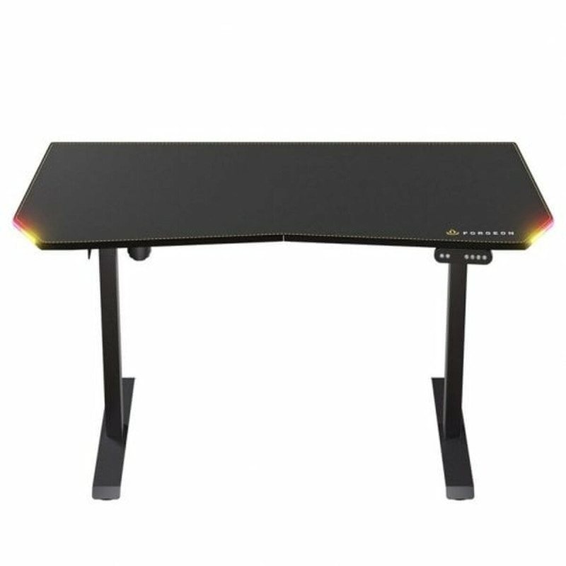 Mesa de Escritorio Gaming Forgeon Battleground 140 x 70 x 75 cm Negro Mesa de Escritorio Gaming Forgeon Battleground 140 x 70 x 75 cm Negro