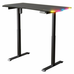 Mesa de Escritorio Gaming Forgeon Battleground 140 x 70 x 75 cm Negro