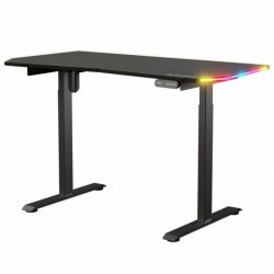 Mesa de Escritorio Gaming Forgeon Battleground 140 x 70 x 75 cm Negro