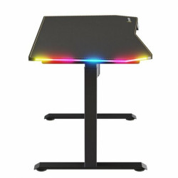 Mesa de Escritorio Gaming Forgeon Battleground 140 x 70 x 75 cm Negro