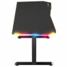 Mesa de Escritorio Gaming Forgeon Battleground 140 x 70 x 75 cm Negro