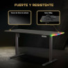 Mesa de Escritorio Forgeon Battleground Negro