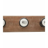 Perchero de Pared Atmosphera Números 6 Colgadores 66 x 8,5 x 8,8 cm M
