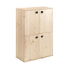 Mueble Astigarraga Dinamic4 4 puertas Natural Madera Pino 105,4 x70,8