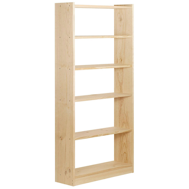Librería Astigarraga Gala Natural Pino 184 x 80 x 25 cm 6 Estantes Librería Astigarraga Gala Natural Pino 184 x 80 x 25 cm 6 Estantes