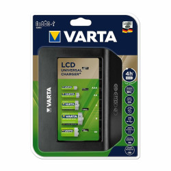 Cargador de Pilas Varta LCD Universal Charger+ Tipo C Tipo D 1600 mAh