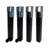 Patas de cama Micel NE 96401 Con ruedas Acero 4 Unidades (3 x 3 x 26 c