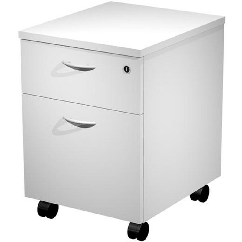 Cajonera Artexport Presto Con ruedas Blanco Melamina 43 x 52 x 59,5 cm Cajonera Artexport Presto Con ruedas Blanco Melamina 43 x 52 x 59,5 cm