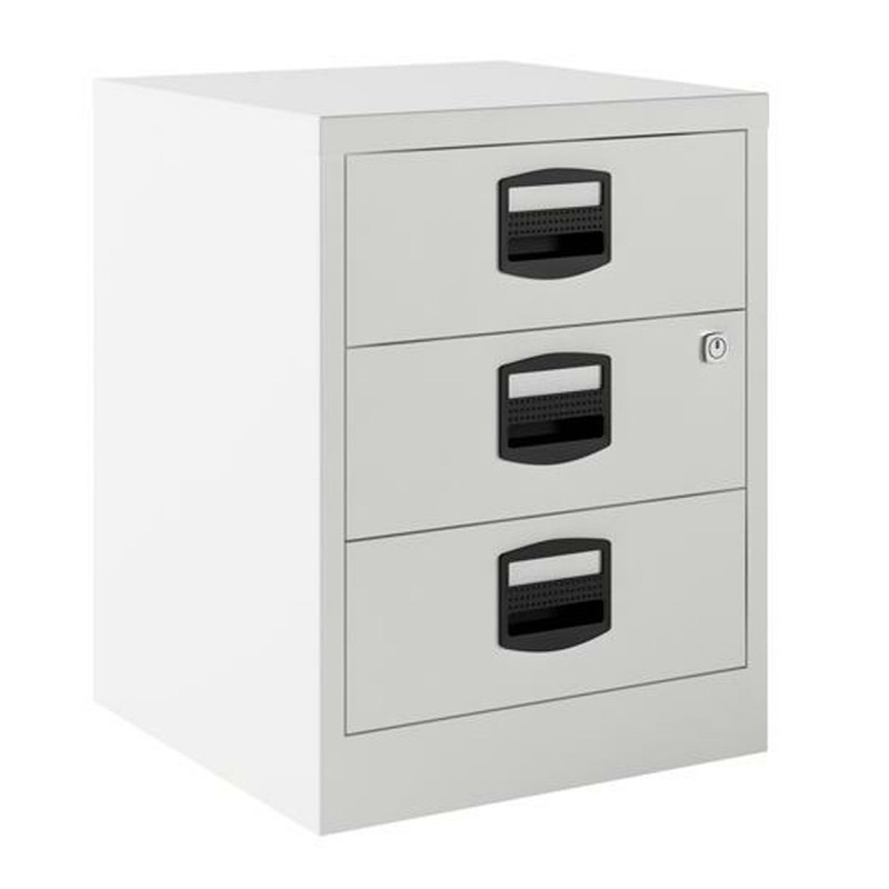 Armario archivador Bisley Blanco A4 Acero 3 cajones 40 x 51 x 40 cm Armario archivador Bisley Blanco A4 Acero 3 cajones 40 x 51 x 40 cm