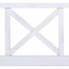 Banco Alexandra House Living Blanco Natural Madera Madera de abeto 48