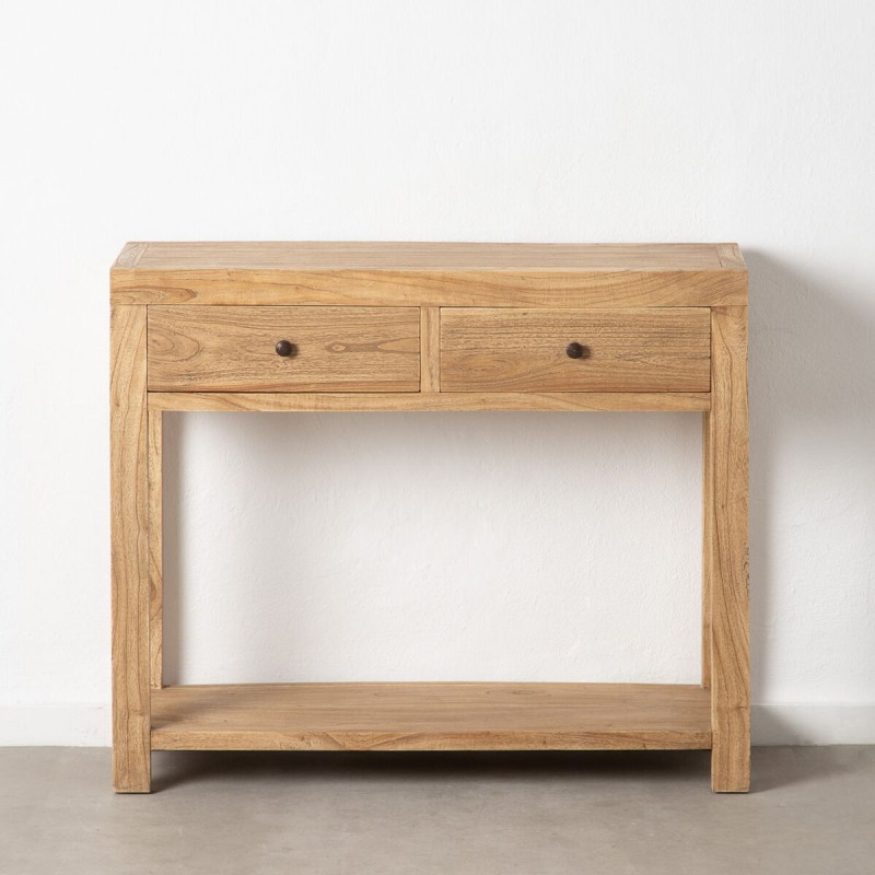 Recibidor MIRÓ Natural madera de mindi 100 x 35 x 85 cm Recibidor MIRÓ Natural madera de mindi 100 x 35 x 85 cm