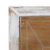 Mesita de Noche COUNTRY Natural Blanco Madera de abeto 50 x 35 x 55 cm