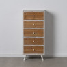 Cajonera COUNTRY 50 x 35 x 112 cm Natural Blanco Madera de abeto Mader