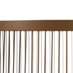 Mesa de Centro 81 x 81 x 45,5 cm Cristal Metal