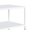 Recibidor SQUARE Metal Blanco 80 x 30 x 80 cm (3 Piezas)
