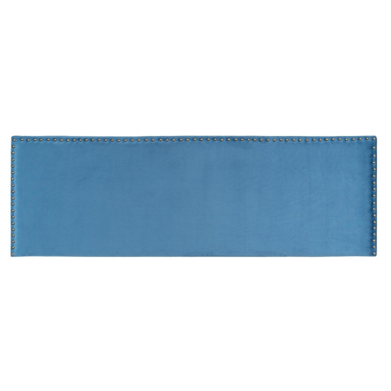 Cabecero de Cama 180 x 6 x 60 cm Tejido Sintético Azul Cabecero de Cama 180 x 6 x 60 cm Tejido Sintético Azul