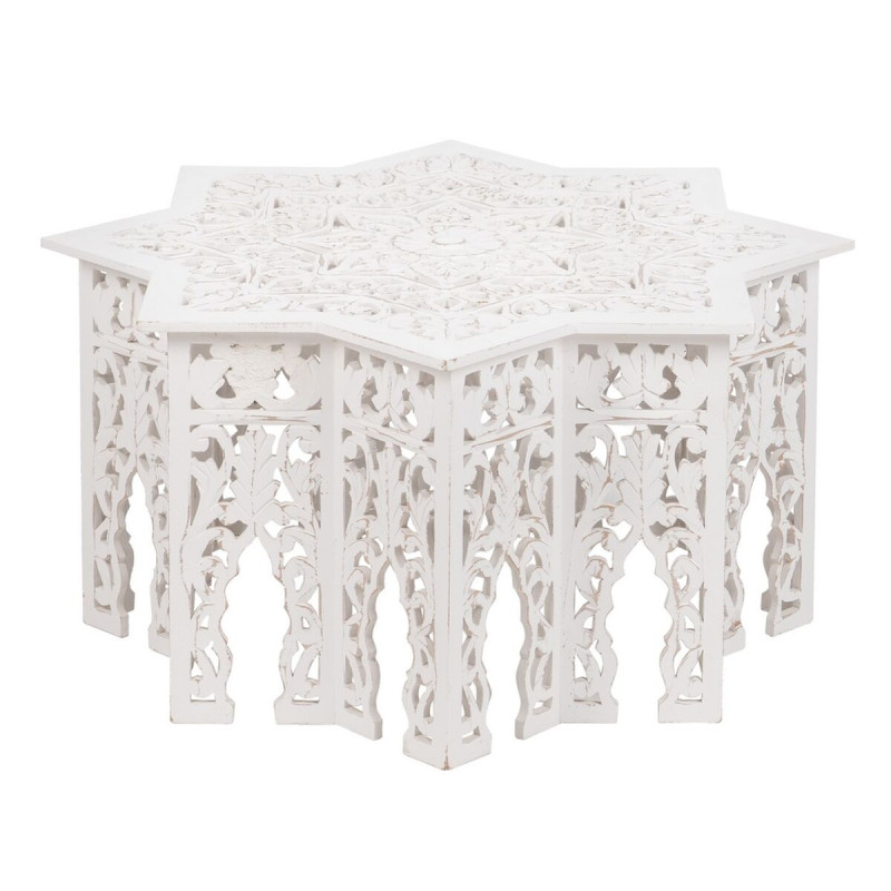 Mesa de Centro 90 x 90 x 46 cm 2 Unidades DMF Mesa de Centro 90 x 90 x 46 cm 2 Unidades DMF
