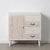 Recibidor con Cajones DUNE Natural Blanco Madera de abeto 80 x 40 x 80