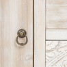 Recibidor con Cajones DUNE Natural Blanco Madera de abeto 80 x 40 x 80