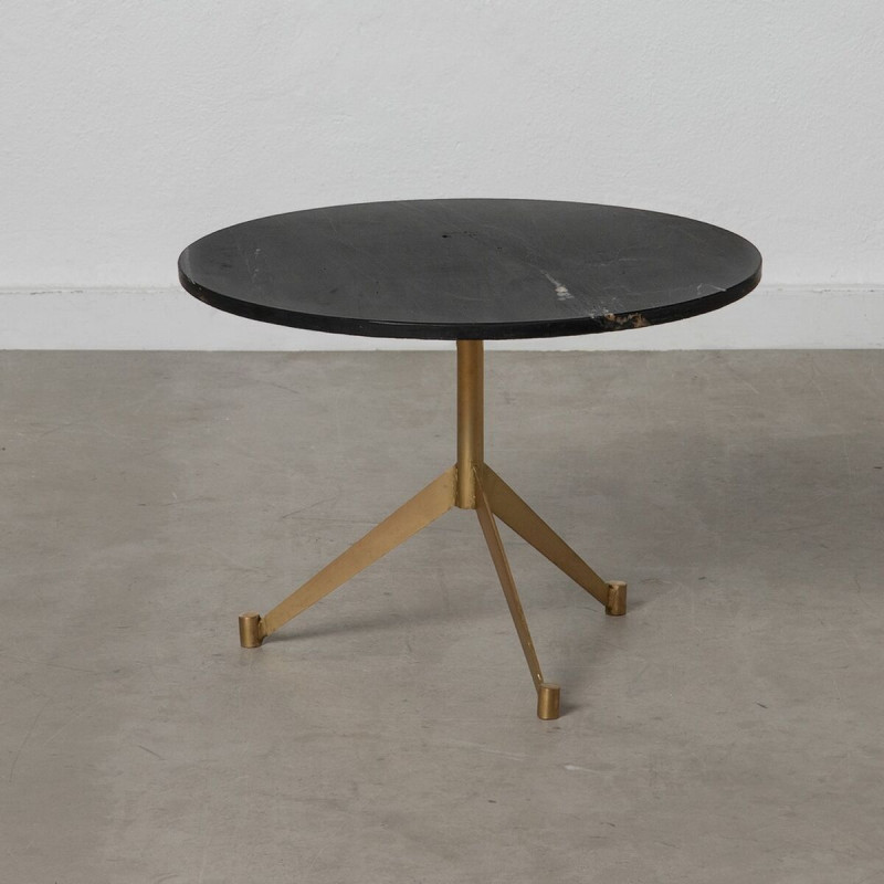 Mesa de Centro 55 x 55 x 38 cm Mármol Hierro Mesa de Centro 55 x 55 x 38 cm Mármol Hierro