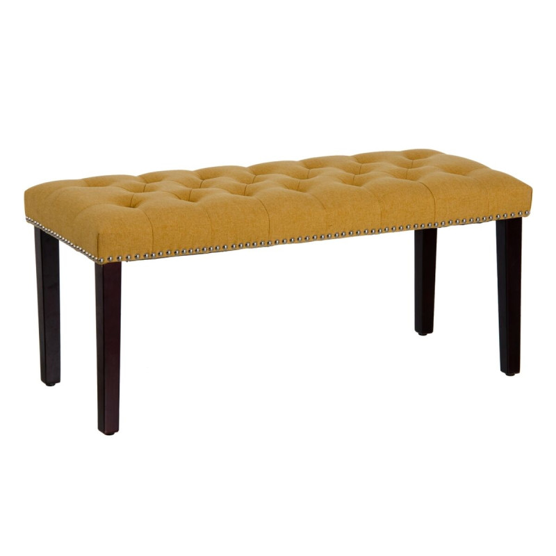 Banqueta 115 x 44 x 43 cm Mostaza Banqueta 115 x 44 x 43 cm Mostaza