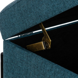 Baúl 83 x 40 x 43 cm Tejido Sintético Metal